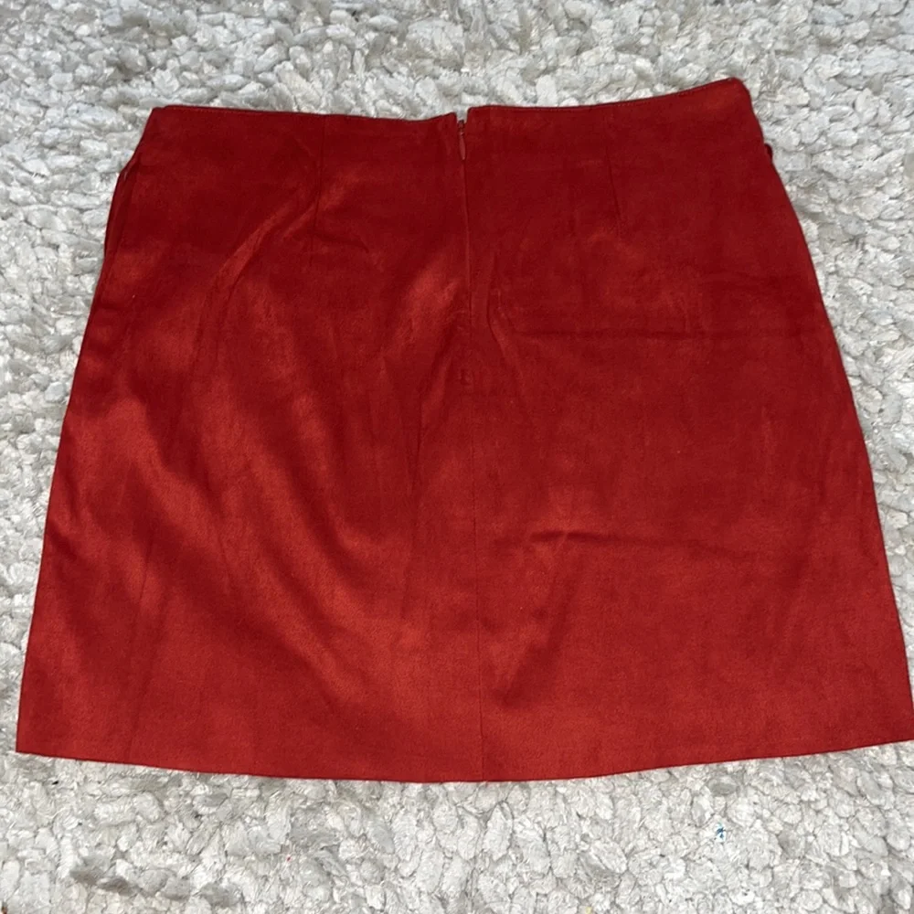 Forever 21 Faux Suede Fringe Skirt - Picture 4 of 7